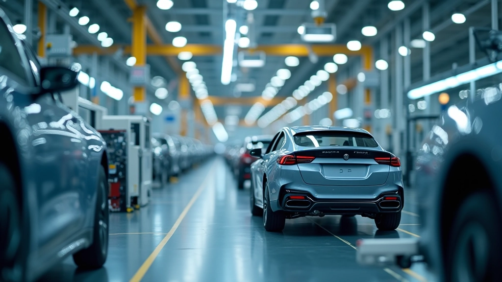 Automatizovaná výrobní linka v automobilovém průmyslu